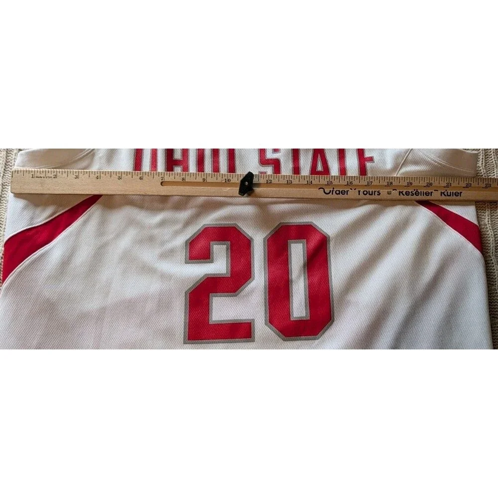 Nike Elite Ohio State Buckeyes #20 NCAA Basketball Jersey Sz Large - READ!